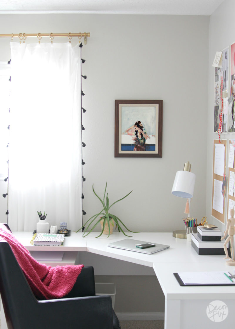 Gorgeous home office makeover | The Decor Fix