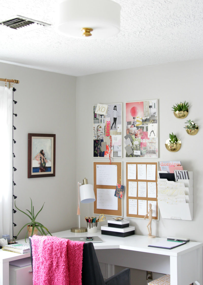 Gorgeous home office makeover | The Decor Fix